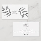 エレガントモダンフローラ 名刺 (正面/裏面)