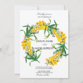 エレガントモダンフローラ 招待状 (正面)