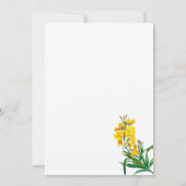 エレガントモダンフローラ 招待状 (裏面)