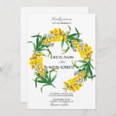 エレガントモダンフローラ 招待状 (正面/裏面)