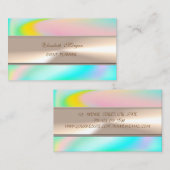 エレガントモダンプロフェッショナルカラフル 名刺 (正面/裏面)