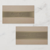 エレガントモダンプロフェッショナルシンプルストライプ 名刺 (正面/裏面)