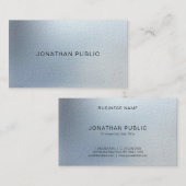 エレガントモダンプロフェッショナルテクスチャールックシック 名刺 (正面/裏面)