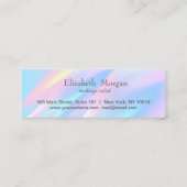 エレガントモダンプロフェッショナルハート ロイヤリティカード (裏面)