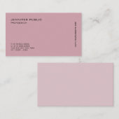 エレガントモダンプロフェッショナル傾向デザイン 名刺 (正面/裏面)