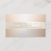 エレガントモダンプロフェッショナル渦巻き 名刺 (裏面)