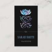 エレガントモダンプロフェッショナル黄金 名刺 (正面)