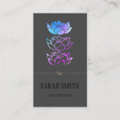 エレガントモダンプロフェッショナル黄金 名刺 (正面)