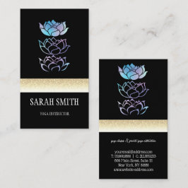 エレガントモダンプロフェッショナル黄金 名刺