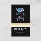 エレガントモダンプロフェッショナル黄金 名刺 (正面)