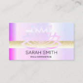 エレガントモダンプロフェッショナル黄金 名刺 (正面)