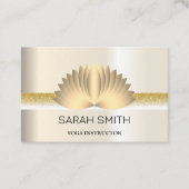 エレガントモダンプロフェッショナル黄金 名刺 (正面)