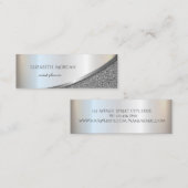 エレガントモダンプロフェッショナル スキニー名刺 (正面/裏面)