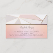 エレガントモダンプロフェッショナル 名刺 (裏面)