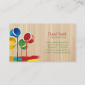 エレガントモダンプロフェッショナル 名刺 (裏面)