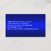 エレガントモダンプロフェッショナル 名刺 (裏面)