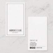 エレガントモダンプロフェッショナル 名刺 (正面/裏面)