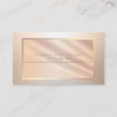 エレガントモダンプロフェッショナル 名刺 (裏面)