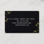 エレガントモダンプロフェッショナル 名刺 (裏面)