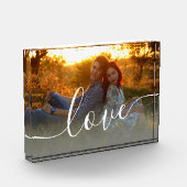 エレガントモダンミニマルカスタム写真愛 フォトブロック (左)