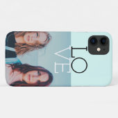 エレガントモダンミニマルカスタムlove photo Case-Mate iPhoneケース (裏面(横))