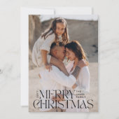 エレガントモダンミニマルクリーム植物体 シーズンカード (正面)