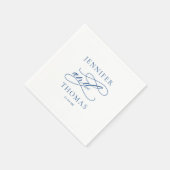 エレガントモダンミニマルシンプルおもしろい結婚事実 スタンダードカクテルナプキン (角)