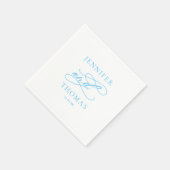 エレガントモダンミニマルシンプルおもしろい結婚事実 スタンダードカクテルナプキン (角)