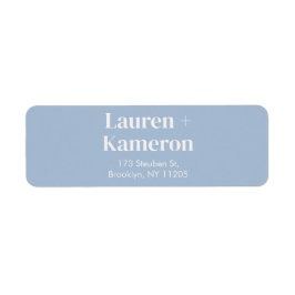 エレガントモダンミニマル結婚戻りラベル ラベル