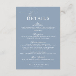 エレガントモダンミニマル結婚・スクリプト詳細 エンクロージャーカード