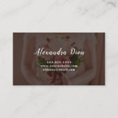 エレガントモダンミニマル 名刺 (裏面)