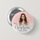 エレガントモダンミニマルScript photo Gradation 缶バッジ (正面&裏面)