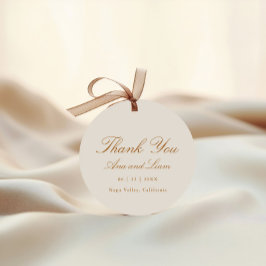 エレガントモダンミニマルScript Thank 結婚's フェイバータグ