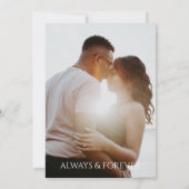 エレガントモダンミニマ結婚リスト 招待状 (裏面)