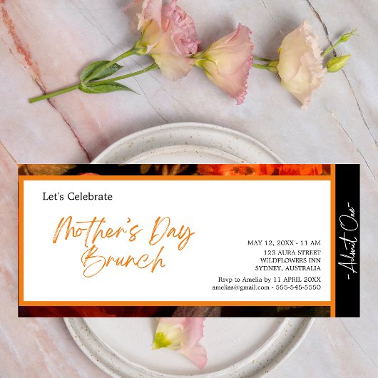 エレガントモダンユニークシンプル母の昼寝 招待状