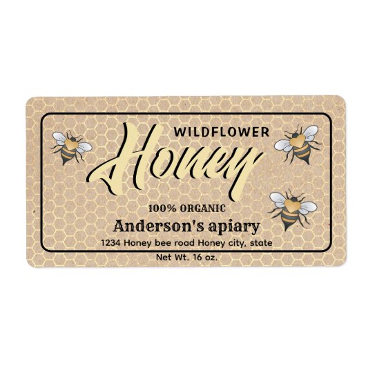 エレガントモダンラベル ラベル (正面)