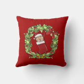 エレガントモダンリースのストッキング クッション (裏面)