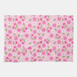 エレガントモダンヴィンテージトレンディーフローラ キッチンタオル