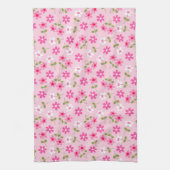 エレガントモダンヴィンテージトレンディーフローラ キッチンタオル (縦)