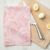 エレガントモダンヴィンテージトレンディーフローラ キッチンタオル (四つ折り)