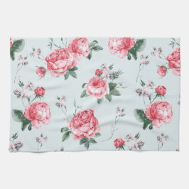 エレガントモダンヴィンテージトレンディーフローラ キッチンタオル