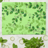 エレガントモダンヴィンテージトレンディーフローラ キッチンタオル (折り畳み)