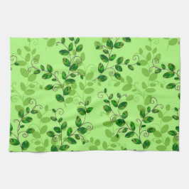 エレガントモダンヴィンテージトレンディーフローラ キッチンタオル