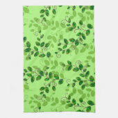 エレガントモダンヴィンテージトレンディーフローラ キッチンタオル (縦)