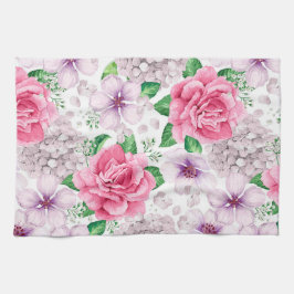 エレガントモダンヴィンテージトレンディーフローラ キッチンタオル