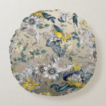 エレガントモダンヴィンテージ金ゴールドグレー黄フローラ