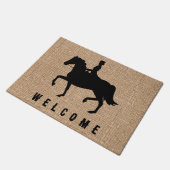 エレガントモダンヴィンテージ ドアマット (アングル)