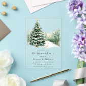 エレガントモダン企業のパーティー アクリル招待状 (インサイチュ (ウェディング))