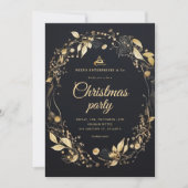 エレガントモダン企業のパーティー 招待状 (正面)