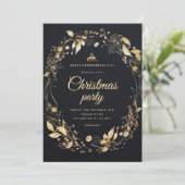 エレガントモダン企業のパーティー 招待状 (スタンド正面)